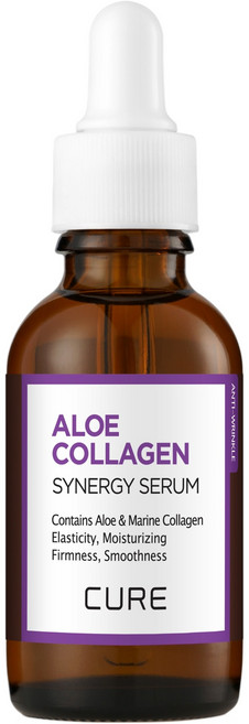 김정문알로에 큐어 알로에 콜라겐 시너지 세럼, 1개, 30g