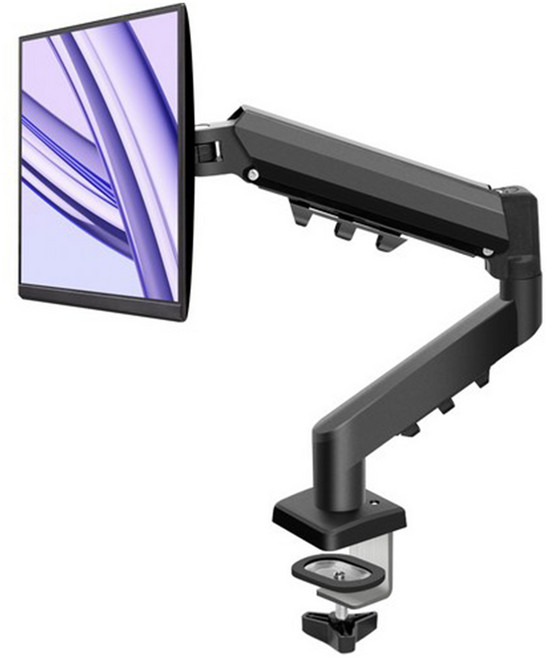 Home Planet 可調節電腦螢幕架, 黑色, 1個