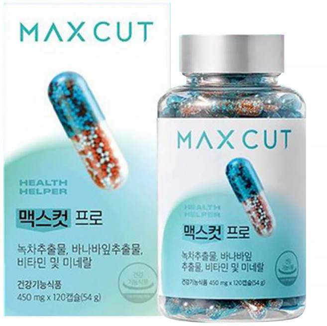 헬스헬퍼 맥스컷 프로 54g, 120정, 1개