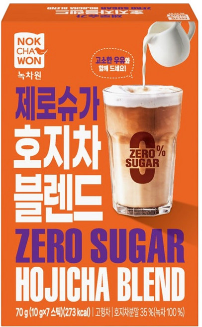 녹차원 제로슈가 호지차 블렌드, 10g, 7개입, 1개