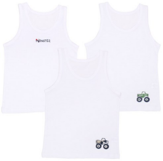 발렌티노크리스티 남아용 학생 순면 몬스터지프 런닝 3종 세트