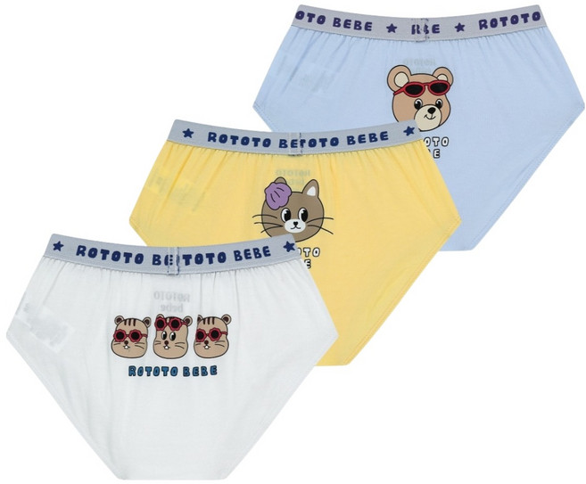 로토토베베 남아용 트로피컬 삼각 팬티세트