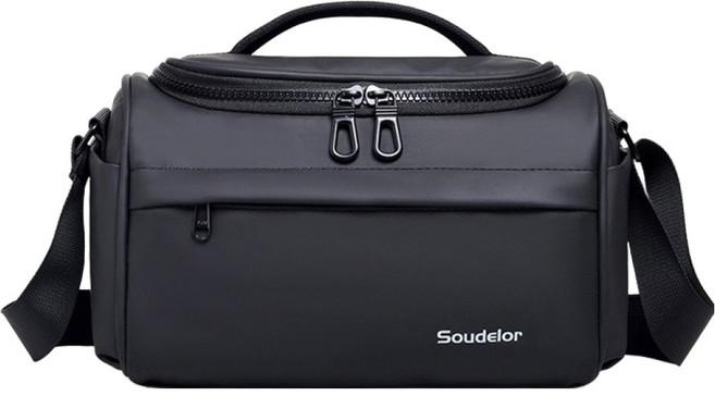 Ez2mk 休閒防震防水相機肩揹包 大型 CB470, 1個, 黑色