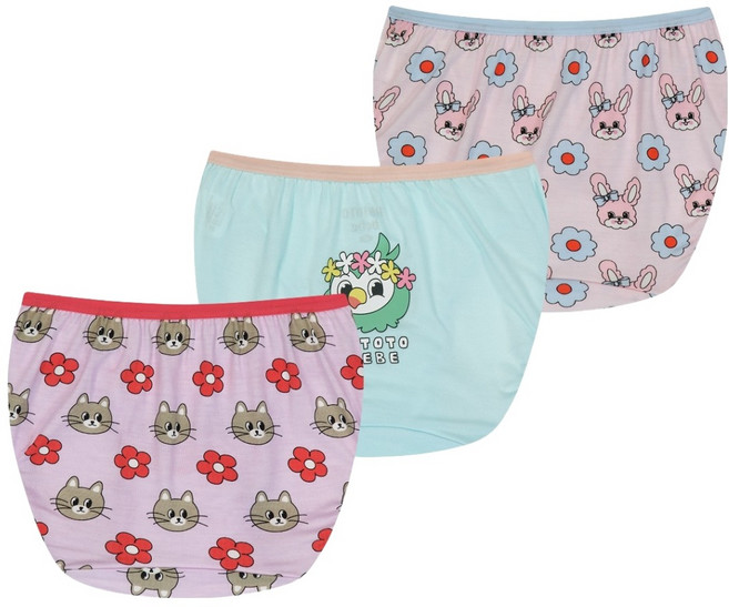 로토토베베 여아용 트로피컬 삼각 팬티세트