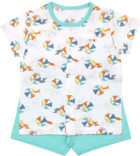 오가닉맘 남아용 레인즈 반소내의 상하의 세트 MFM4EE20