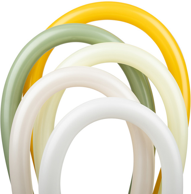 셈퍼텍스 요술풍선 5종 x 8p 세트 260s, 화이트, 파스텔메이트옐로우, 허니옐로우, 파스텔더스크크림, 유칼립투스, 1세트