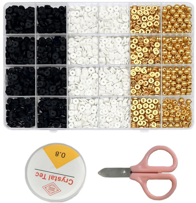 코히모 DIY 팔찌 만들기 선물 공예 세트 5W0287, 혼합색상, 1세트