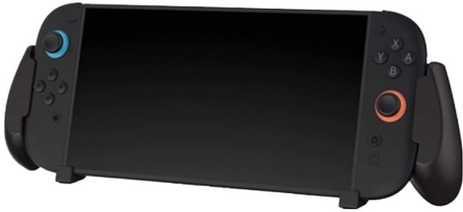 DOBE 닌텐도 스위치2 콘솔 그립 케이스, 블랙, 1개, TNS-3179 BLACK