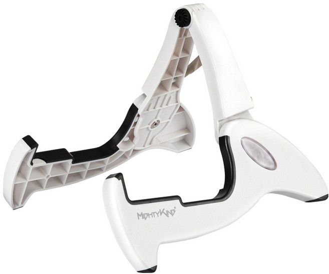 마이티킹 기타 스탠드 접이식 거치대 화이트 MGS45, 1개