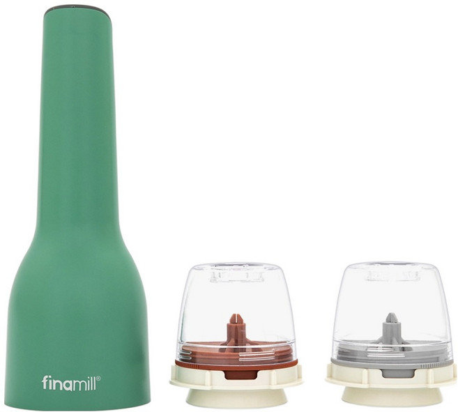 파이나밀 2세대 USB 전동 그라인더 그린, 80ml, 1개