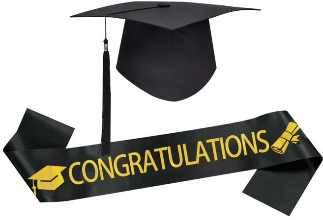 코히모 학사모 어깨띠 소품세트 5W0277, 축하, 1세트