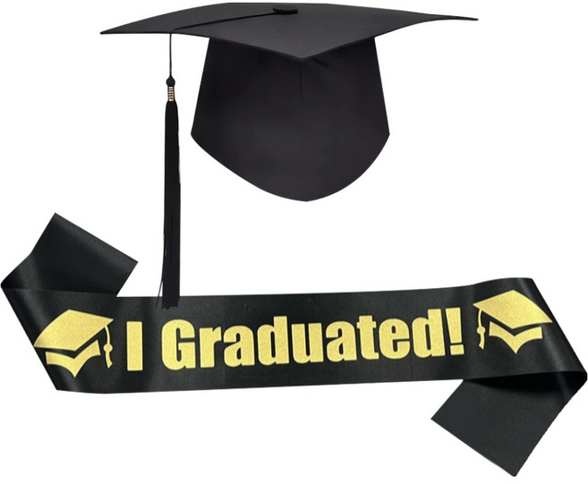 코히모 학사모 어깨띠 소품세트 5W0277, 졸업, 1세트