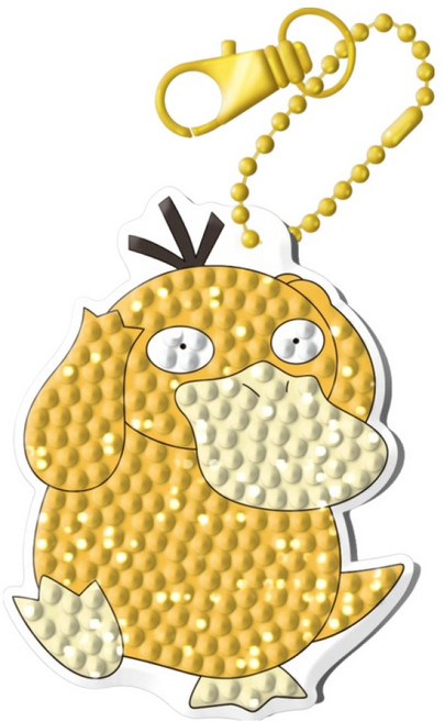 포켓몬스터 고라파덕 키링 보석십자수, 혼합색상, 1개