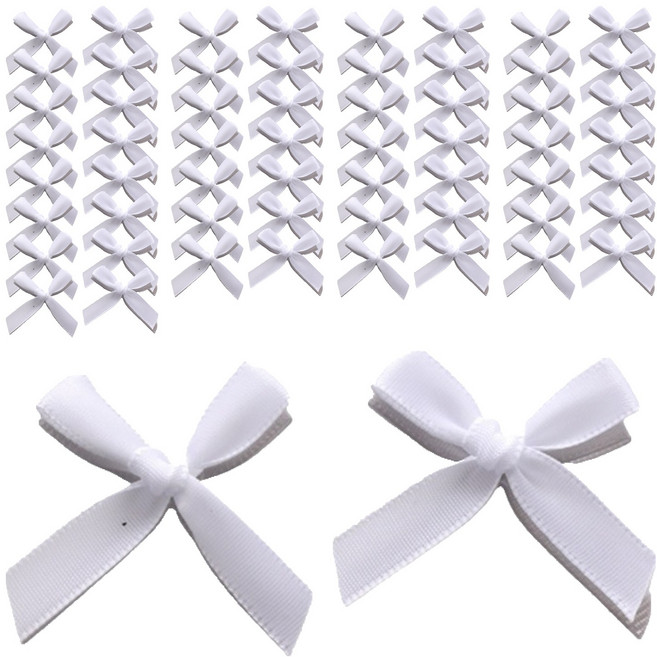 코히모 완성리본 5W0271, 화이트, 100개