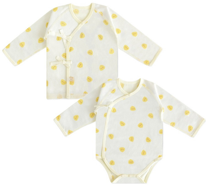 베이비앤아이 유아용 쟈가드 여름 배냇저고리 + 슈트 세트