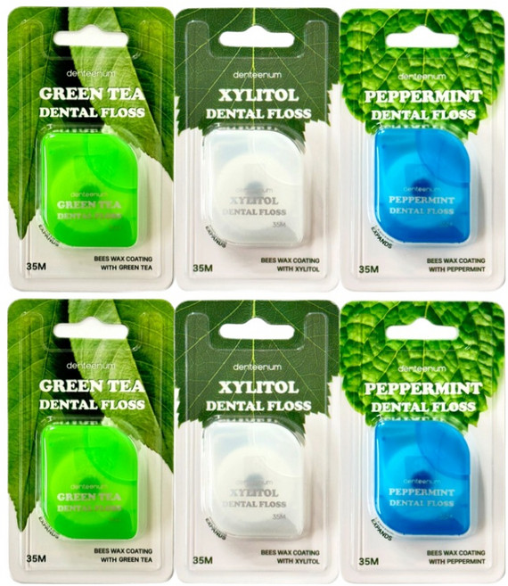 덴티넘 스마트 스펀지치실 3종 x 2개, 1세트, 6개입, 35m