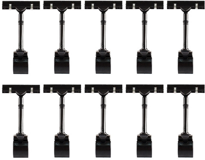 가격표 집게 블랙, 10개