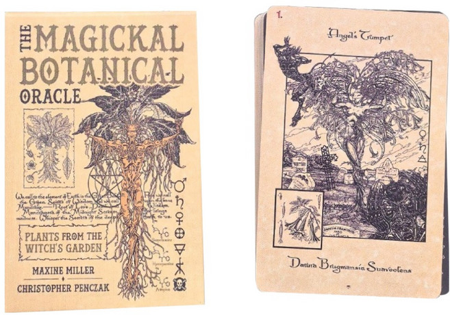 카니아 품질좋은 타로카드, the magickal botanical oracle, 1개