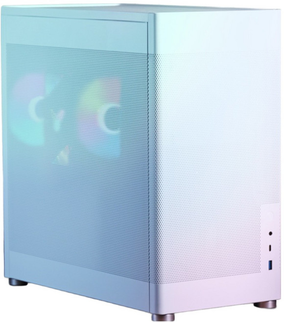 Jooyon 2025 LIONINE 網狀機殼 Ryzen 5 Ryzen 7000 系列 GeForce RTX 5060 Ti, WIN11 家用版, CG375F56TW-W, WHITE, 16GB, 512GB