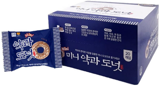 간식대장 mini 약과도넛, 360g, 1개