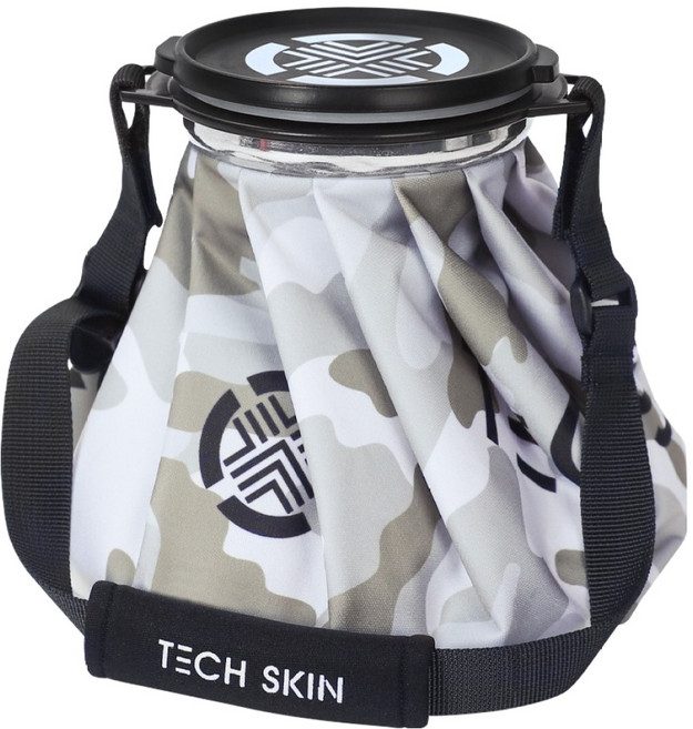 테크스킨 골프 라운딩 스트랩 얼음주머니 25cm 샌드카모, 1개