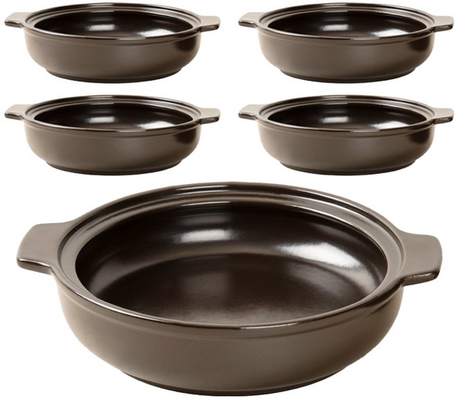 진뚝배기 찌개 뚝배기 3호, 30cm, 5개