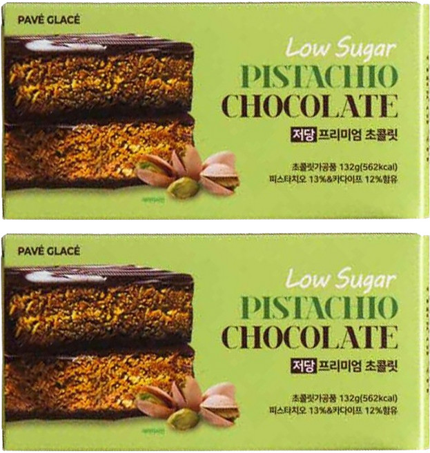 PAVE GLACE 低糖杜拜巧克力, 2個, 132g