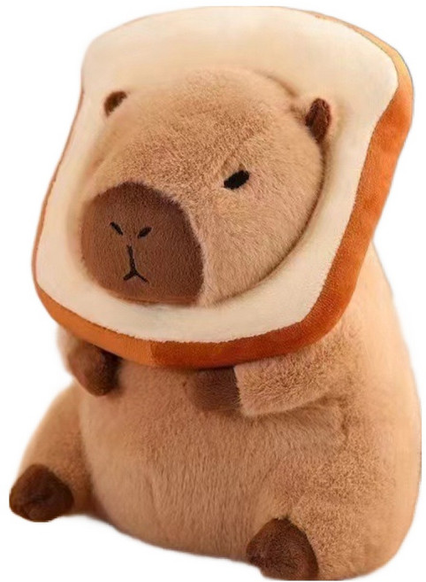 카피바라 봉제인형, 25cm, 식빵, 1개