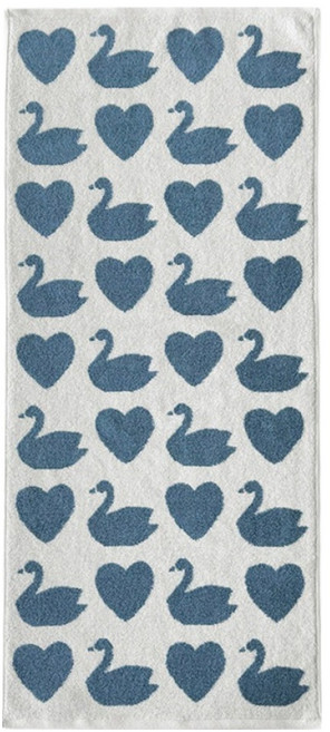 프랑브아즈 뱀부얀 고중량 타월 아기수건 210g, 슈니 백조, 1개