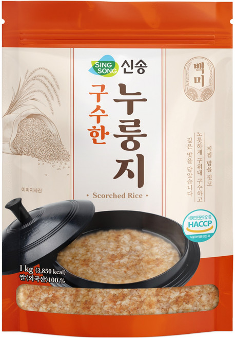 신송 구수한 누룽지, 1kg, 1개