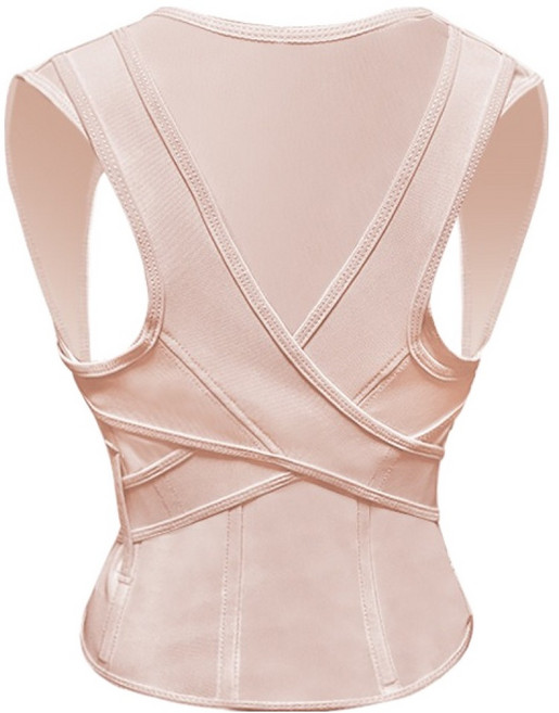 쿠미핸즈 등 자세 교정 밴드 핑크, 1개