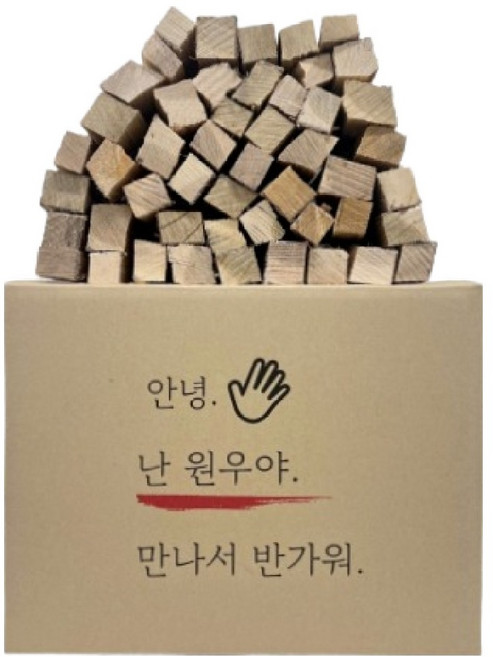 원우네장작 캠핑용 참나무 2망, 20kg, 1개