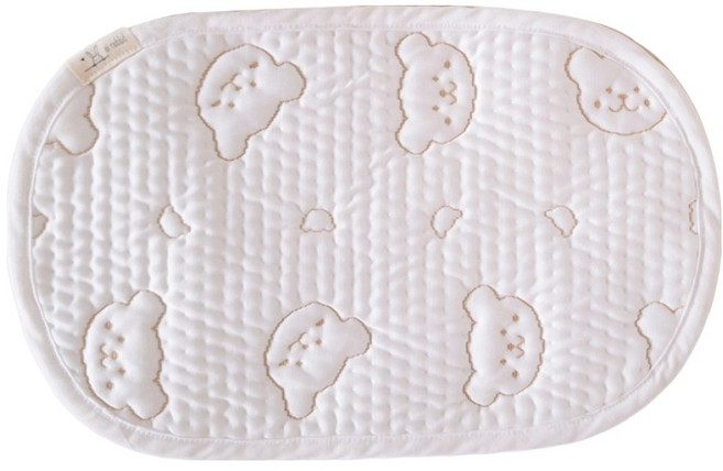 아이레빗 사계절용 양면 땀 패드, 곰화이트, 1개