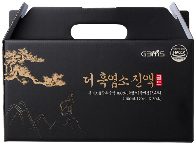 지비엠에스 더 흑염소 진액 골드, 1개, 2.1L