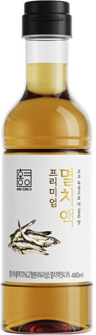 홍영의 프리미엄 멸치액, 480ml, 1개