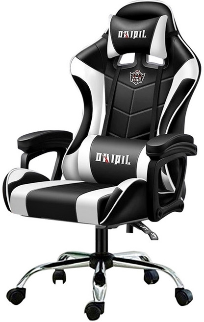 JIQIAO 運動版電競椅, 黑白色