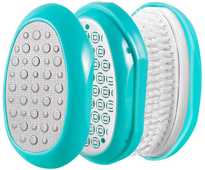 AHOYE 3in1 不鏽鋼磨腳皮器/美足機/去角質, 102g, 1入, 1個