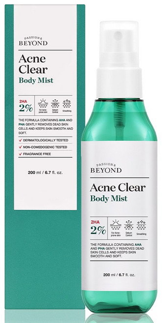 비욘드 아크네 클리어 바디 미스트, 1개, 200ml