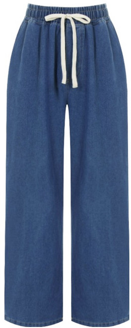 페이지플린 여성용 스트링 밴딩 데님 팬츠 S5BPT011A