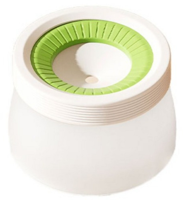 리치독스 반려동물 부력 물그릇 600ml, 그린, 1개