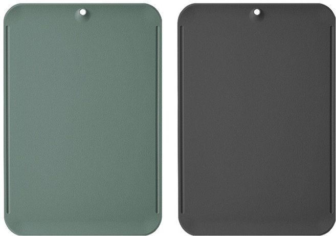 도블레 시그니처 칼집 강한 항균 도마, 오키드그린, 딥블랙, 1세트