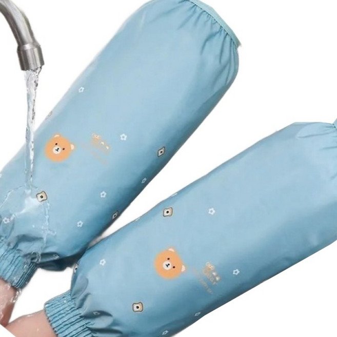 쿠쏘 방수가 되는 큐티 팔토시 베어 일체형 롱 2p, 블루