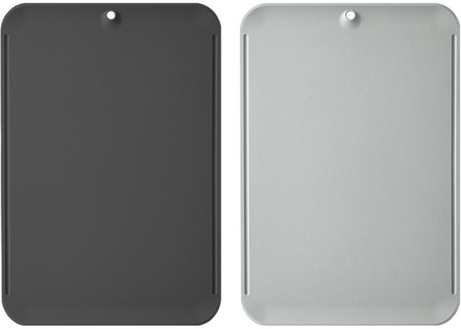 도블레 시그니처 칼집 강한 항균 도마, 딥블랙, 라이트그레이, 1세트