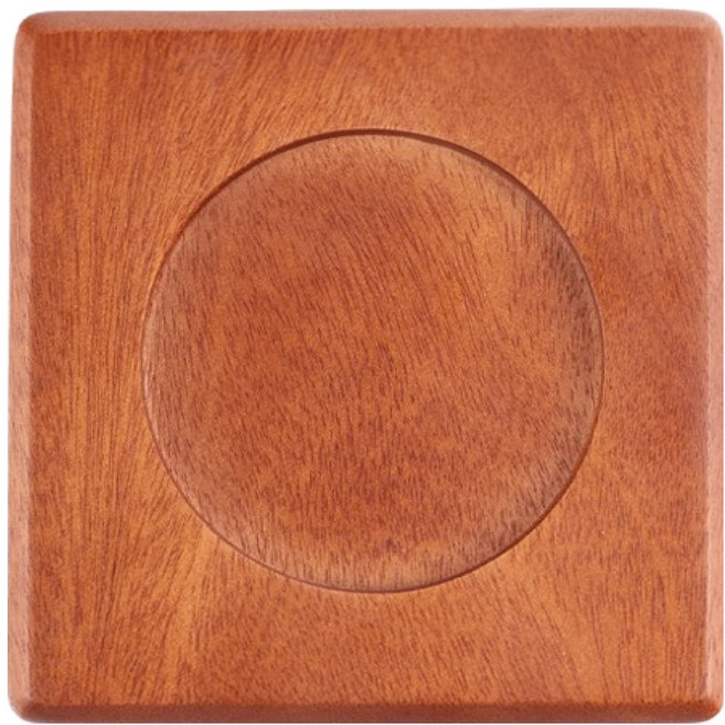 진뚝배기 카야 정사각 원목 냄비받침, 1개