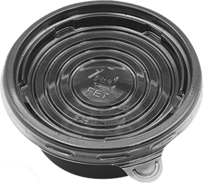 PET 깨지지않는 검정 다용도컵 소스용기, 1개입, 100개