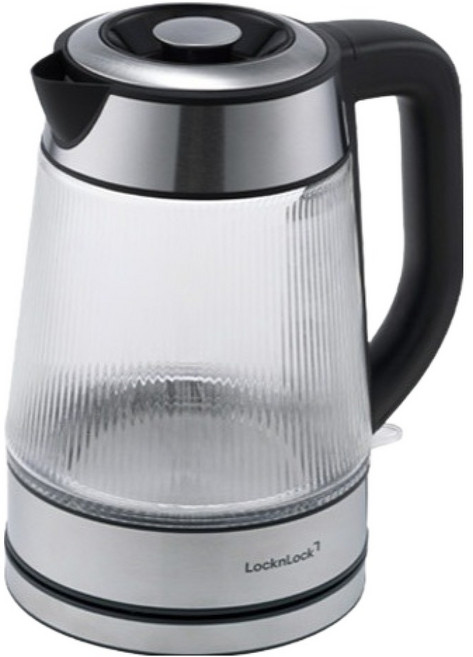 락앤락 이지클린 유리전기포트 블랙 1.8L, EJK256BLK