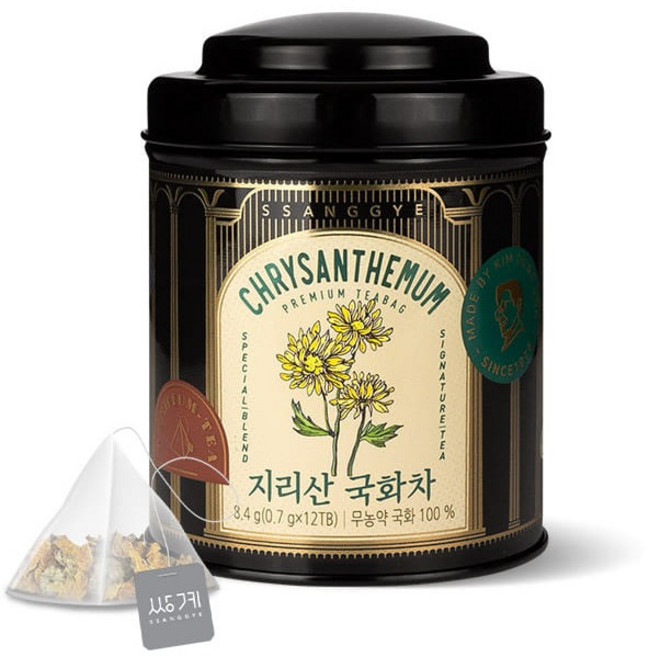 쌍계명차 티 마스터 캔 지리산 국화차, 0.7g, 1개, 12개입