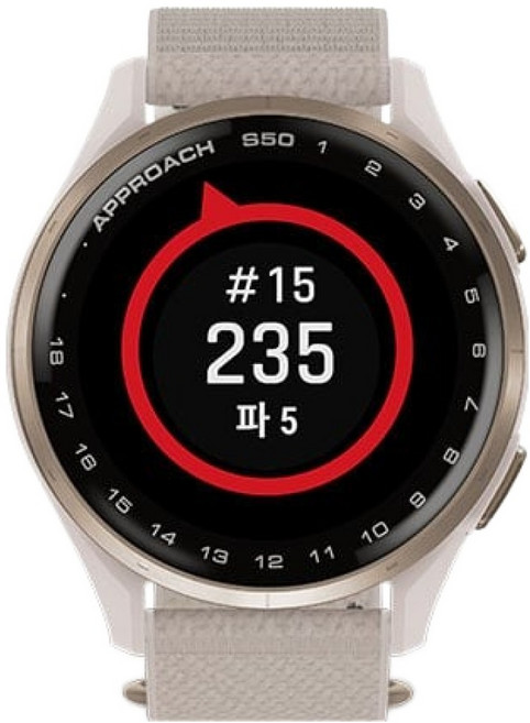 가민 어프로치 골프 GPS 스마트워치 S50, 뉴트럴, 30.4mm, GPS + 블루투스