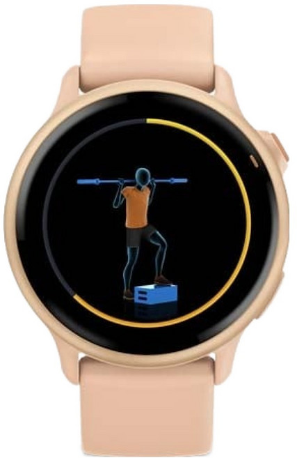 가민 비보액티브 6 웰니스 GPS 스마트워치, 핑크 던, 30.4mm, GPS + 블루투스