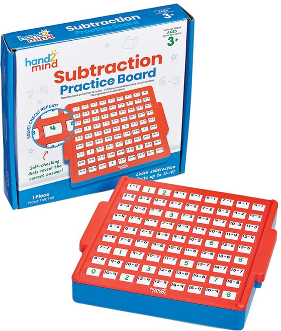 핸드투마인드 러닝리소스 뺄셈 연산 보드 IN96248, 1개